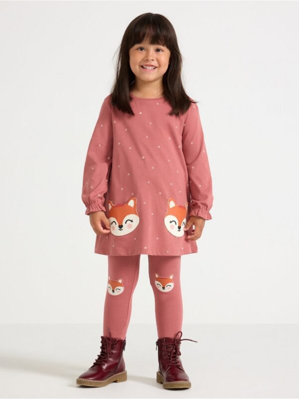 Long-sleeved tunic with fun pockets - 3007585-3228