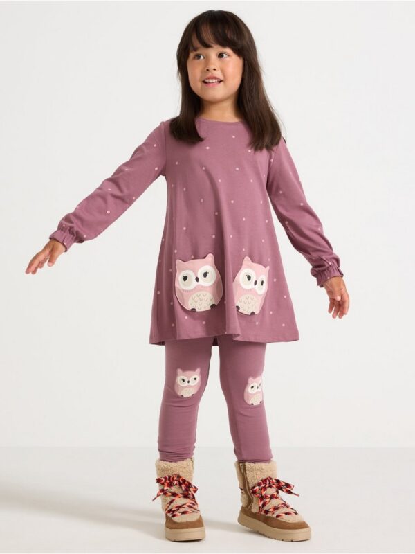 Long-sleeved tunic with fun pockets - 3007585-9438