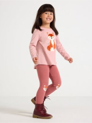 Leggings with brushed inside - 3007588-3228