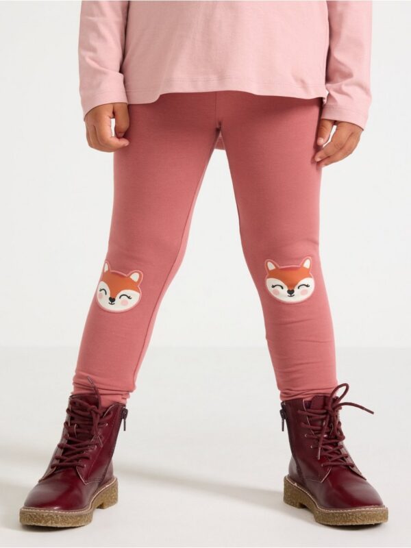 Leggings with brushed inside - 3007588-3228