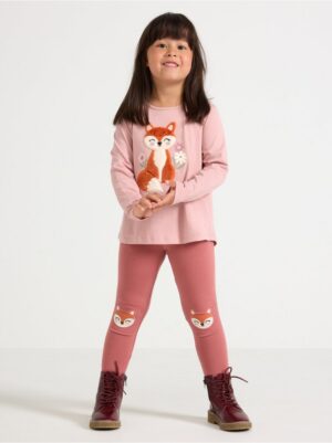 Leggings with brushed inside - 3007588-3228