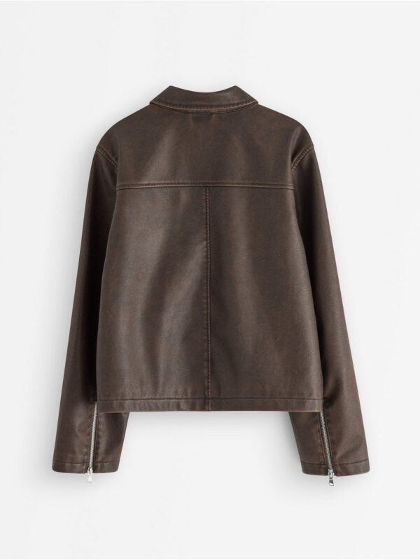 Jacket in faux leather - 3007707-9618