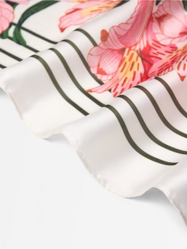 Scarf in satin - 3007741-7862