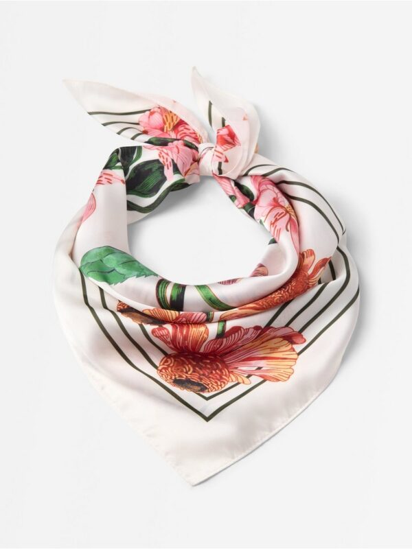 Scarf in satin - 3007741-7862