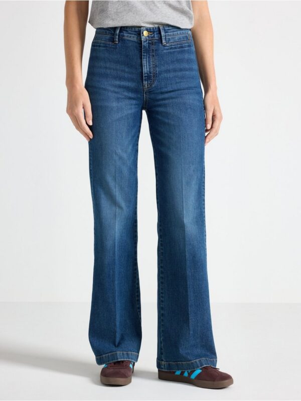 WIDE stretch  jeans with wide leg - 3007788-794