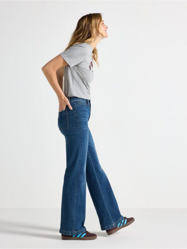 WIDE stretch  jeans with wide leg - 3007788-794