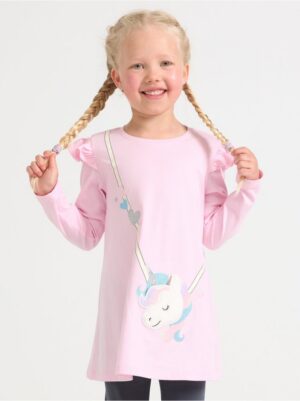 Long-sleeved tunic with frills - 3007844-3679