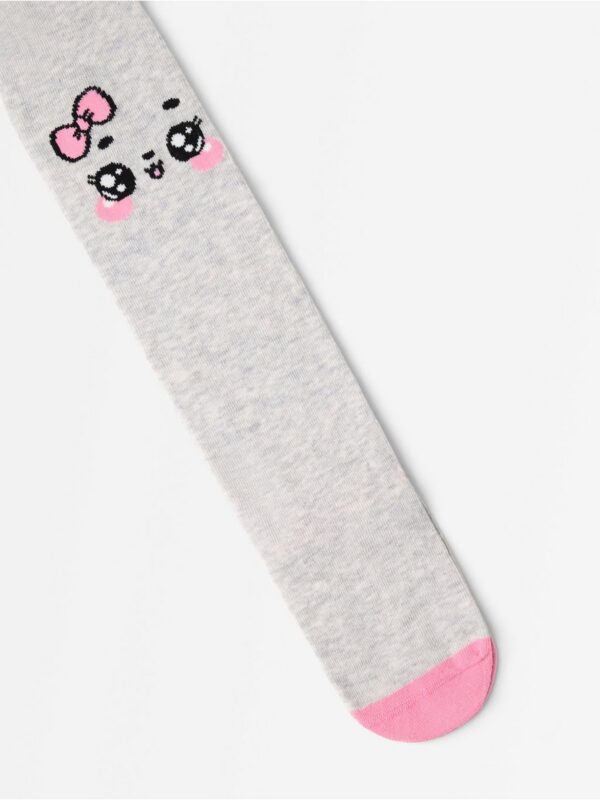 Fine-knit tights - 3007960-7196