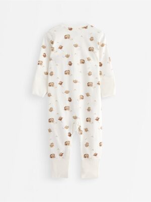 Pyjamas with fold-over cuffs - 3008264-325