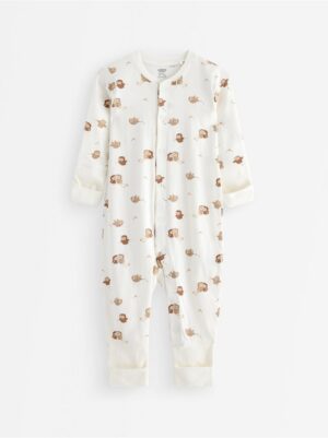 Pyjamas with fold-over cuffs - 3008264-325