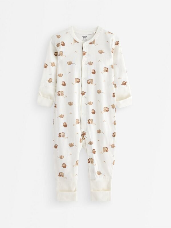 Pyjamas with fold-over cuffs - 3008264-325