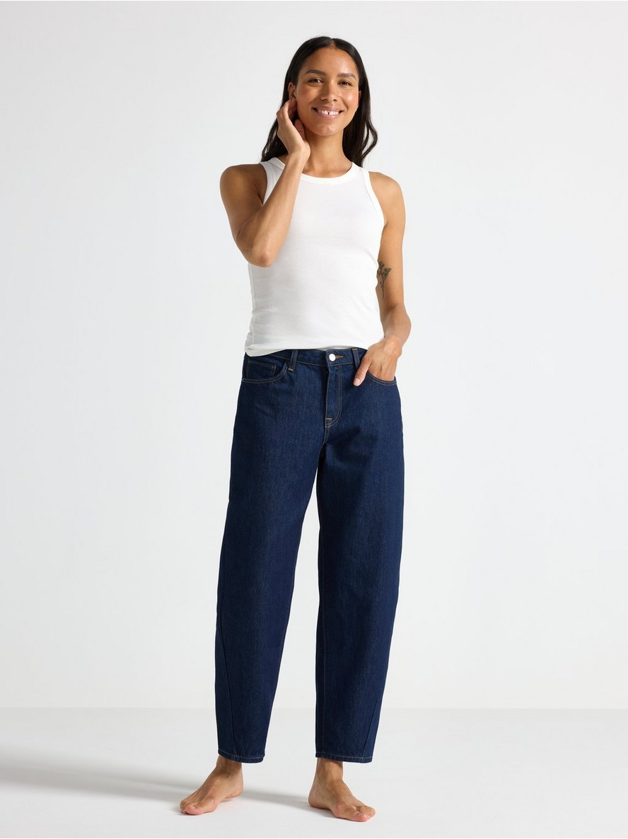Pantalone – BARREL  jeans with ankle length