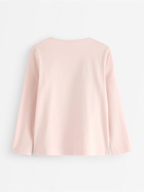 Long-sleeved top with sequins - 3008771-7491