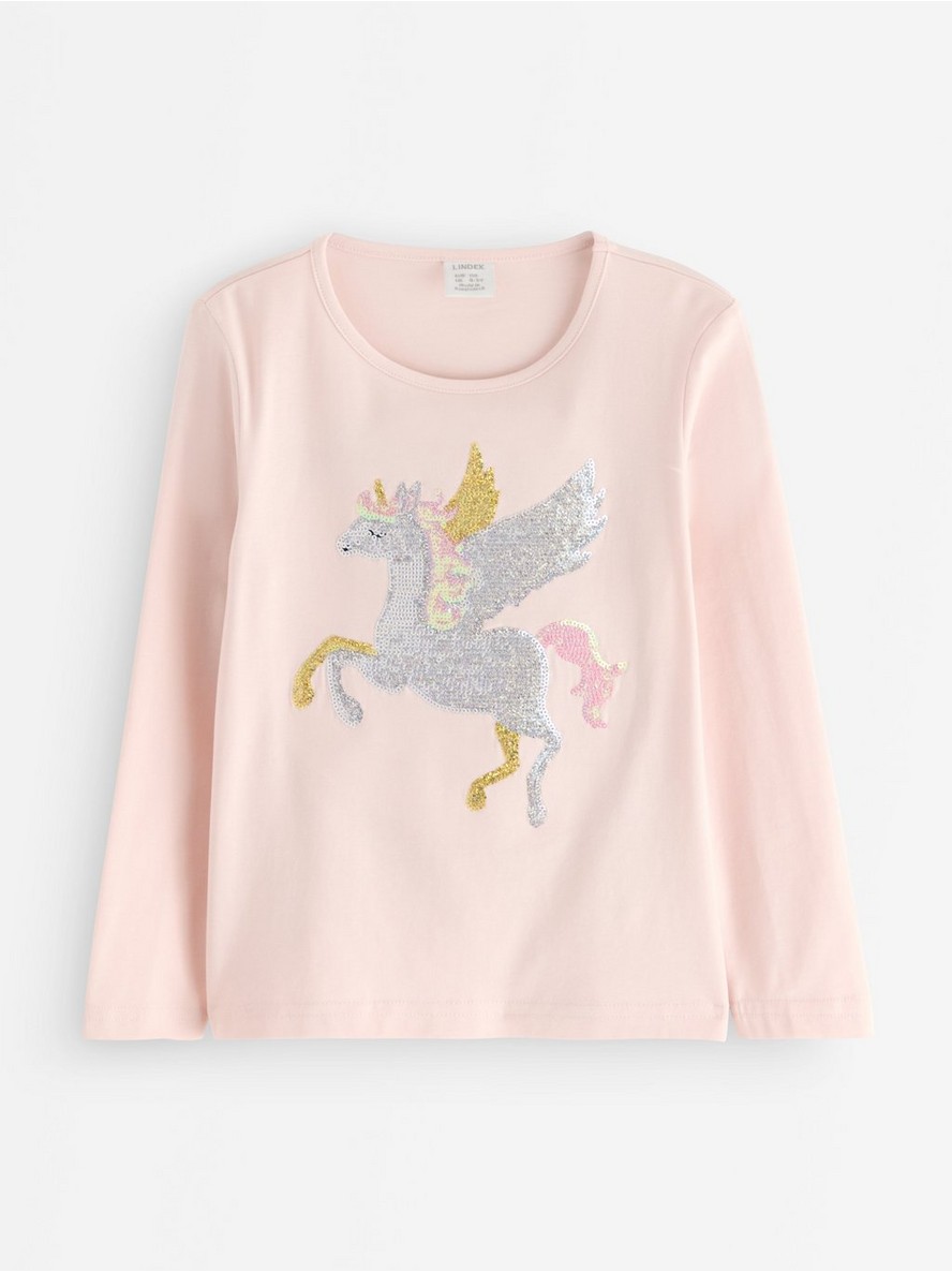 Majica – Long-sleeved top with sequins