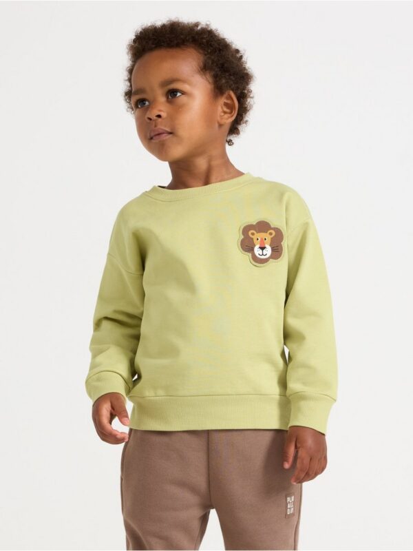 Sweatshirt with brushed inside - 3009064-8632