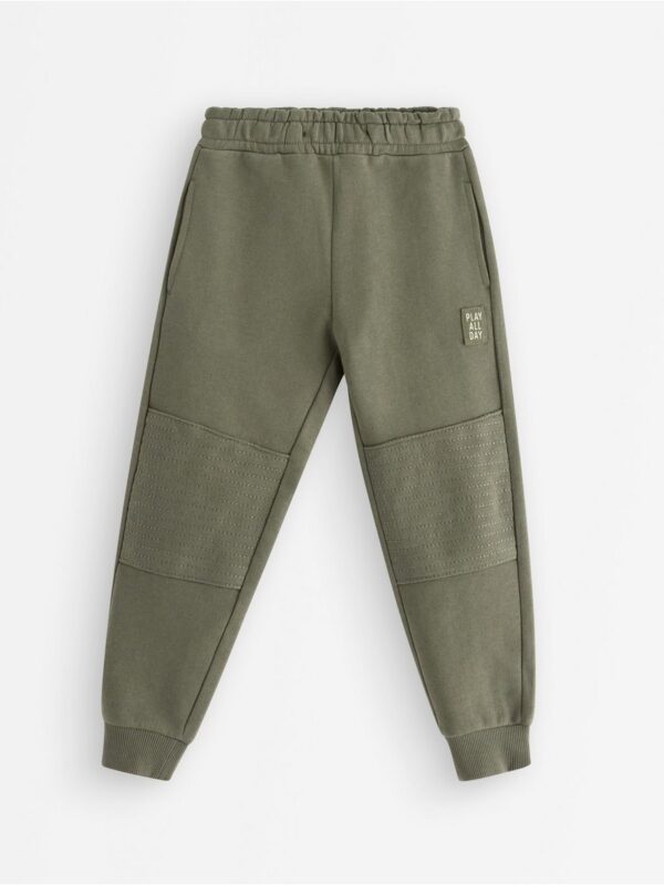 Joggers with reinforced knees - 7901099-6876