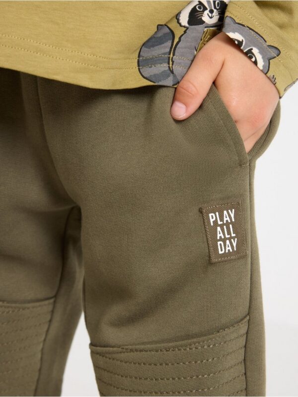 Joggers with reinforced knees - 7901099-6876
