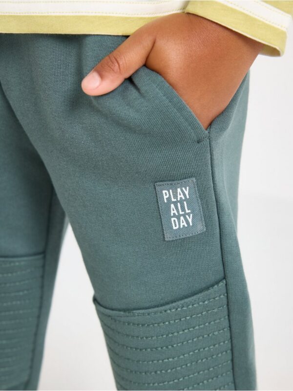 Joggers with reinforced knees - 7901099-8708