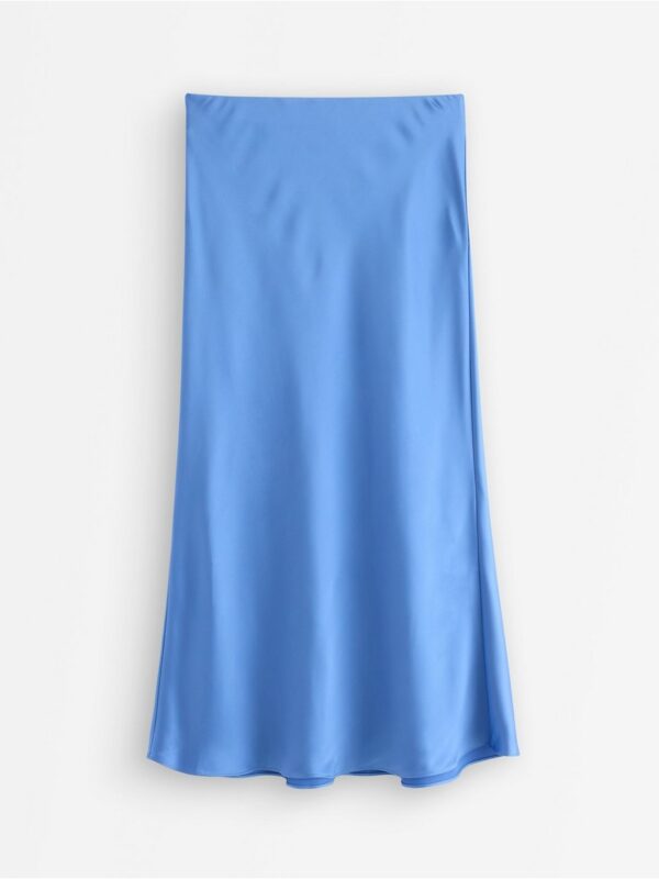 Midi skirt in satin - 8608741-5811