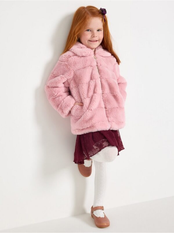 Jacket in faux fur - 3000742-6950