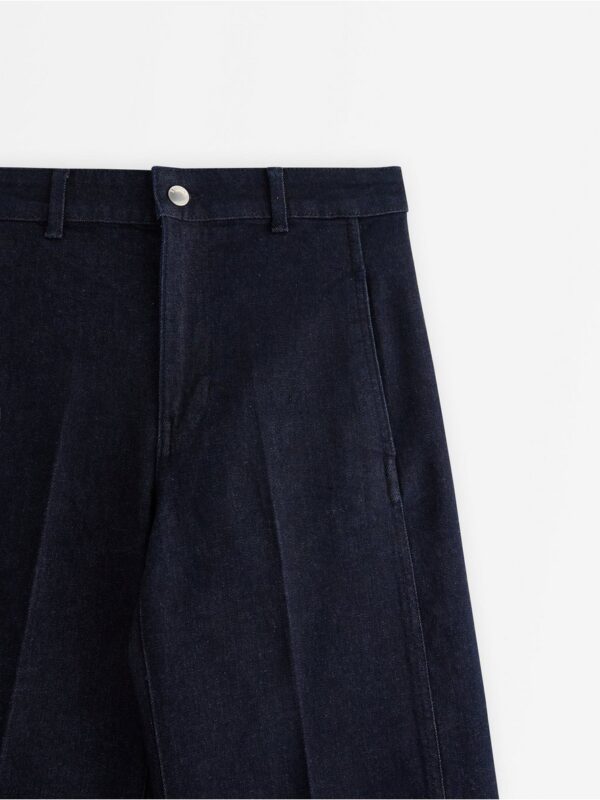 WIDE  trousers in denim  with stretch - 3004166-822