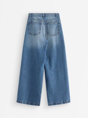 WIDE  jeans with pleats - 3004682-791