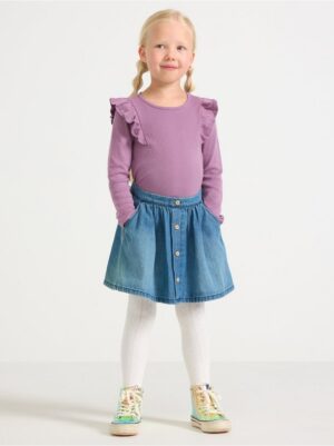 Skirt with denim look - 3007031-790