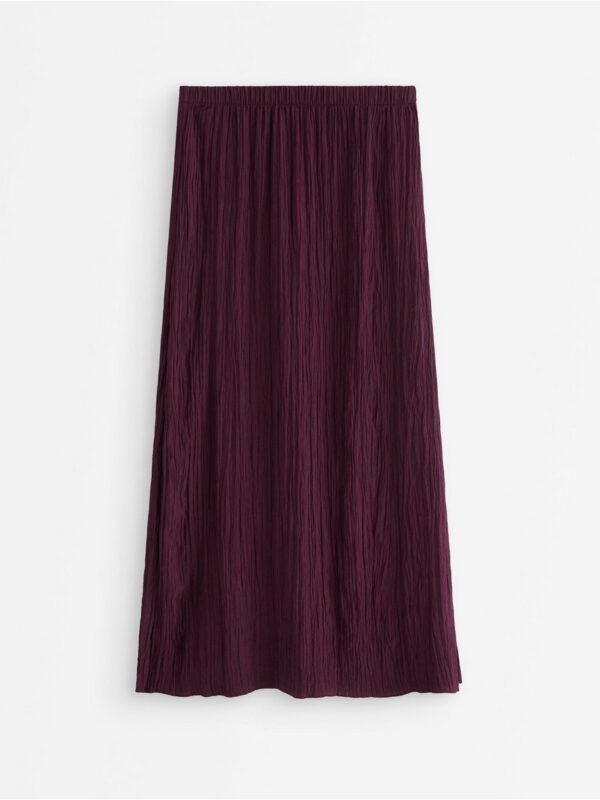 Crinkled maxi skirt - 3007384-7268