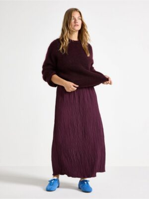 Crinkled maxi skirt - 3007384-7268