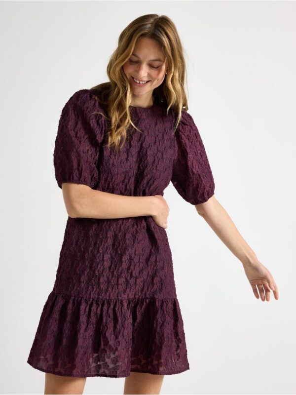Mini dress with flowers - 3007403-4506