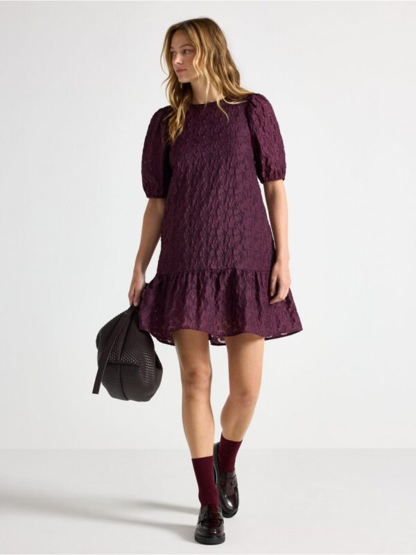 Mini dress with flowers - 3007403-4506