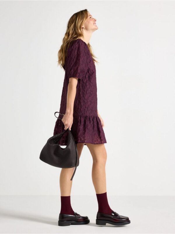 Mini dress with flowers - 3007403-4506