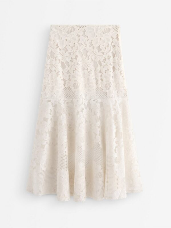 Maxi skirt in lace - 3007406-1230