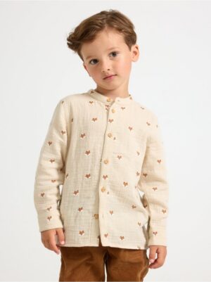 Shirt in cotton gauze - 3007578-7458