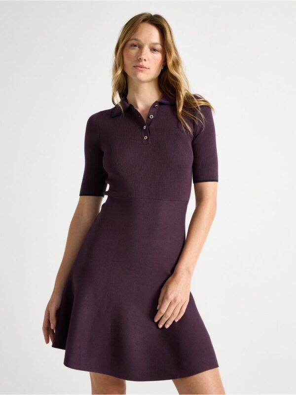 Fine-knit mini dress - 3007705-6940