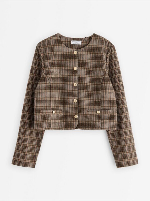 Checked jacket - 3008712-9609