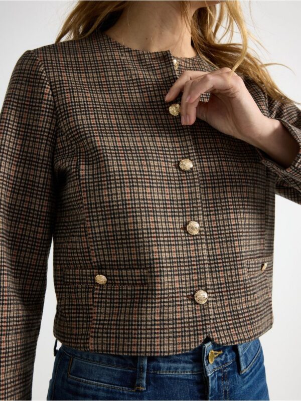 Checked jacket - 3008712-9609