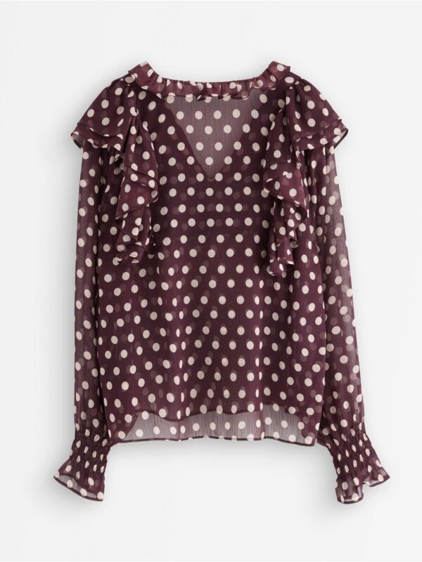 Long-sleeved blouse - 3008956-7268