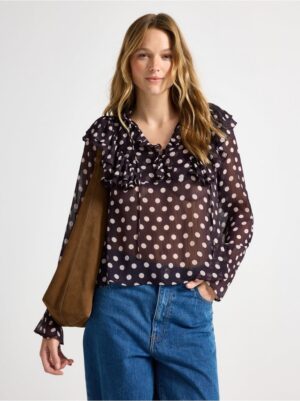 Long-sleeved blouse - 3008956-7268