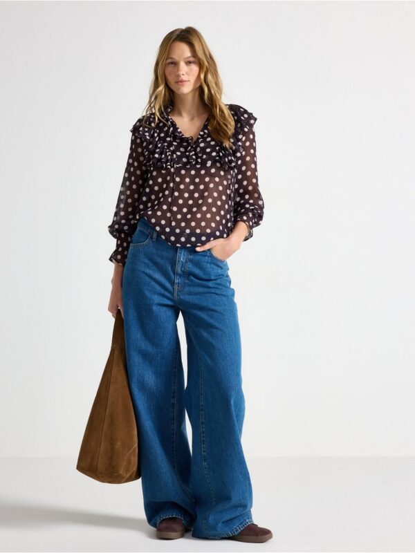 Long-sleeved blouse - 3008956-7268