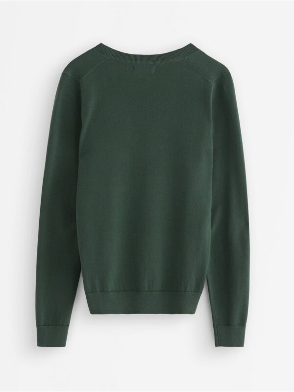 Fine-knit v-neck jumper - 3009339-8661
