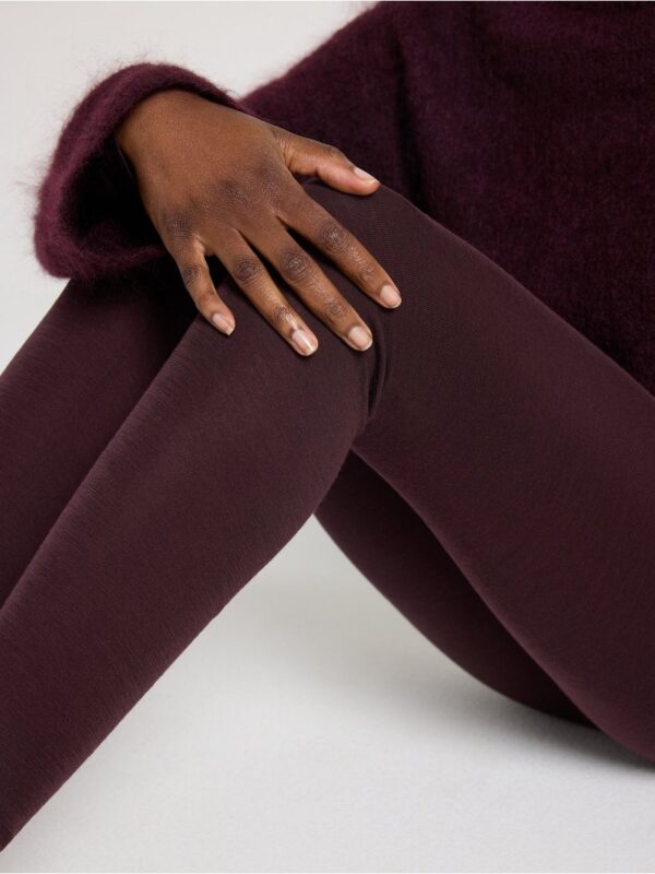 Leggings in merino wool - 8362685-8704