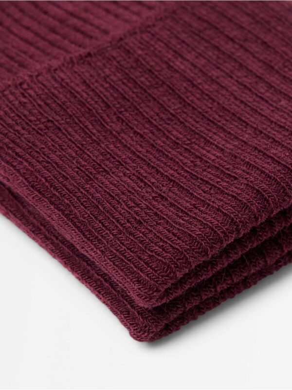 Ribbed merino wool socks - 8436103-1246