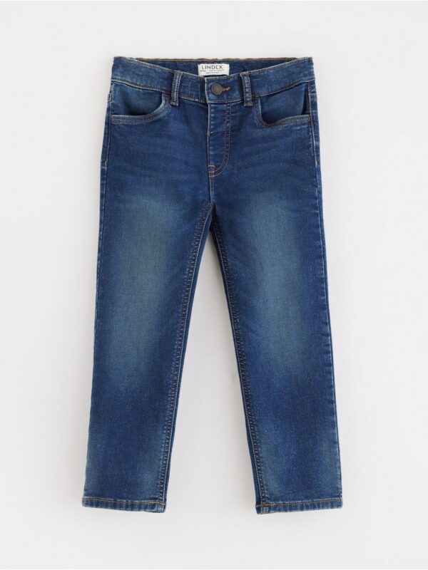 STAFFAN Straight leg jeans in denim jersey - 8688464-822