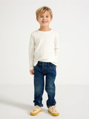STAFFAN Straight leg jeans in denim jersey - 8688464-822