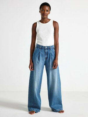 Farmerke - WIDE jeans with pleats 2