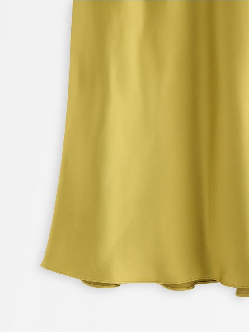 Maxi skirt in satin - 3000038-2118