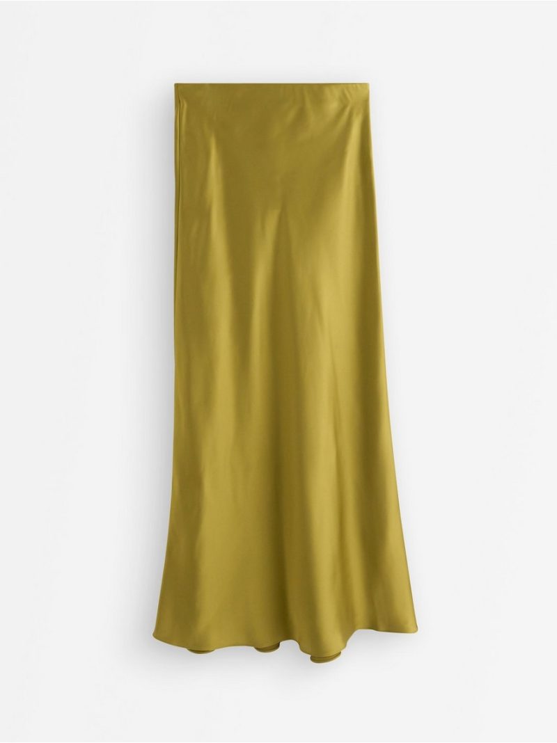 Maxi skirt in satin - 3000038-2118