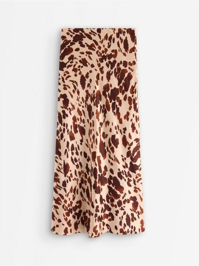 Suknja - Maxi skirt in satin - 3000038-9602