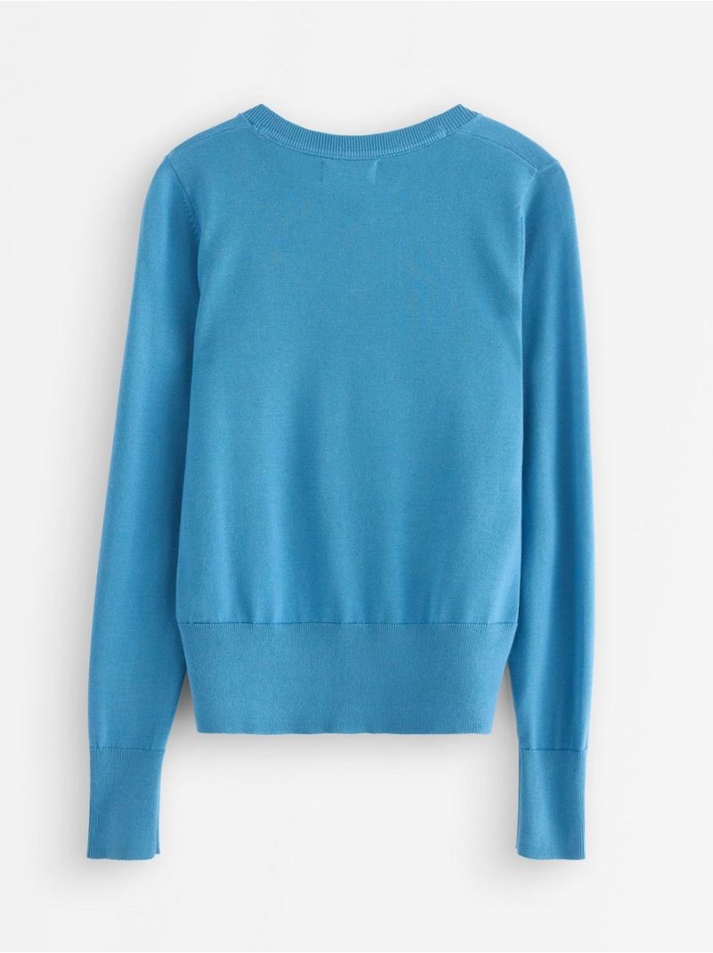 Fine-knit cardigan - 3000084-3155